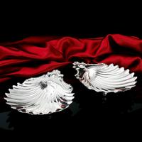 Antique Victorian Solid Silver Pair of Butter Dishes, Shell Design - Josiah Williams & Co 1894 (8 of 13) Antique Victorian Solid Silver Pair of Butter Dishes, Shell Design - Josiah Williams & Co 1894 (8 of 13)