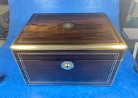 Georgian Rosewood Brassbound Vanity Box (8 of 34) Georgian Rosewood Brassbound Vanity Box (8 of 34)