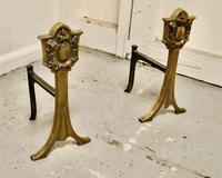 Elegant Pair of 19th Century Andirons or Fire Dogs (3 of 5) Elegant Pair of 19th Century Andirons or Fire Dogs (3 of 5)