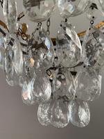 A Single Light French Waterfall Chandelier (2 of 8) A Single Light French Waterfall Chandelier (2 of 8)