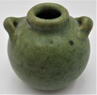 Chinese small jarlet with handles and inscribed tablet, Ming Dynasty, c1500 (3 of 5) Chinese small jarlet with handles and inscribed tablet, Ming Dynasty, c1500 (3 of 5)