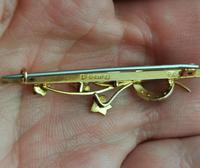 Antique Pearl Crescent & Star Brooch, 9ct Gold (7 of 8) Antique Pearl Crescent & Star Brooch, 9ct Gold (7 of 8)