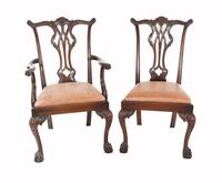 Set of Chippendale Dining Chairs Mahogany Antique 1890 Ball Claw (3 of 9) Set of Chippendale Dining Chairs Mahogany Antique 1890 Ball Claw (3 of 9)