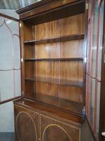 Georgian Style Mahogany and Satinwood Banded Bookcase (6 of 10) Georgian Style Mahogany and Satinwood Banded Bookcase (6 of 10)