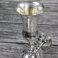 Fine Pair of HM Silver Kiddush Cups London 1923 (7 of 12) Fine Pair of HM Silver Kiddush Cups London 1923 (7 of 12)