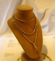 Edwardian Ladies Pocket Watch Guard Chain Antique 10 Gold Filled (3 of 10) Edwardian Ladies Pocket Watch Guard Chain Antique 10 Gold Filled (3 of 10)