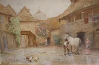 Antique Original 19th Century Watercolour - Groom with Horse - 1894 - poss. J F Pasmore 1820-1881 (3 of 6) Antique Original 19th Century Watercolour - Groom with Horse - 1894 - poss. J F Pasmore 1820-1881 (3 of 6)