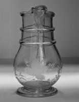 Victorian French 'Normandy' Mould-blown, Engraved Glass Cider / Wine Jug (5 of 6) Victorian French 'Normandy' Mould-blown, Engraved Glass Cider / Wine Jug (5 of 6)