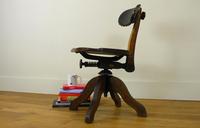 Early 20th Century Industrial Swivel Oak Work Chair (14 of 16) Early 20th Century Industrial Swivel Oak Work Chair (14 of 16)