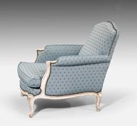 Pair of Louis XV Design Painted Beech Fauteuils (5 of 5) Pair of Louis XV Design Painted Beech Fauteuils (5 of 5)