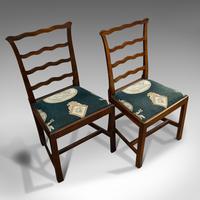 Pair of Antique Ladder Back Chairs, Irish, Mahogany, Side, Georgian c.1780 (7 of 11) Pair of Antique Ladder Back Chairs, Irish, Mahogany, Side, Georgian c.1780 (7 of 11)