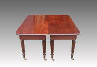 George IV Figured Mahogany Extending Dining Table attributed to Gillows (6 of 8) George IV Figured Mahogany Extending Dining Table attributed to Gillows (6 of 8)