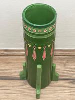 Original Art Nouveau Eichwald Pottery Green Glazed Rocket Flower Vase (11 of 23) Original Art Nouveau Eichwald Pottery Green Glazed Rocket Flower Vase (11 of 23)