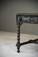 Antique Anglo Indian Carved Padouk Library Table (26 of 34) Antique Anglo Indian Carved Padouk Library Table (26 of 34)