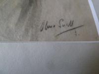 Olive Snell Mod Brit, Lithograph of Society Woman Portrait 1920's 4 of 4 Listed (4 of 4) Olive Snell Mod Brit, Lithograph of Society Woman Portrait 1920's 4 of 4 Listed (4 of 4)