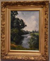 View of the Trent, oil painting by Percy Robinson (7 of 8) View of the Trent, oil painting by Percy Robinson (7 of 8)