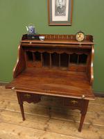 Antique Oak Roll Top Writing Desk, Tambour Front Bureau Desk (5 of 20) Antique Oak Roll Top Writing Desk, Tambour Front Bureau Desk (5 of 20)