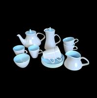 Poole Pottery "Twintone" Pattern Tea Set