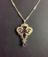 Antique Edwardian Lavalier Pendant, 9ct Gold and Amethyst (8 of 10) Antique Edwardian Lavalier Pendant, 9ct Gold and Amethyst (8 of 10)