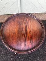 Antique Oak Tripod Wine Table (5 of 6) Antique Oak Tripod Wine Table (5 of 6)