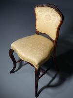 Elegant & Fine Quality Pair of Late 19th Century Rosewood Drawing Room Chairs (2 of 5) Elegant & Fine Quality Pair of Late 19th Century Rosewood Drawing Room Chairs (2 of 5)