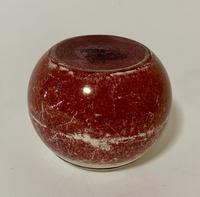 Antique Globular Ceramic Match Strike Holder with Silver Rim (4 of 9) Antique Globular Ceramic Match Strike Holder with Silver Rim (4 of 9)