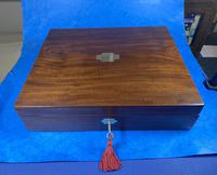 Georgian Mahogany Box With a Working Lock and Key (11 of 13) Georgian Mahogany Box With a Working Lock and Key (11 of 13)