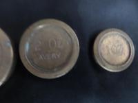 Brass Shop Weights. Ranging from 4 Lb to 1 Oz (5 of 5) Brass Shop Weights. Ranging from 4 Lb to 1 Oz (5 of 5)