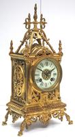 Amazing French Gothic Ormolu Mantel Clock Bronze 8 Day Striking Mantle Clock c.1870 (2 of 11) Amazing French Gothic Ormolu Mantel Clock Bronze 8 Day Striking Mantle Clock c.1870 (2 of 11)