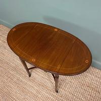Small Edwardian Inlaid Mahogany Antique Sofa Table (3 of 9) Small Edwardian Inlaid Mahogany Antique Sofa Table (3 of 9)