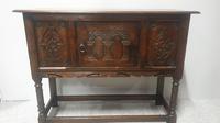 Carved Oak Side Cabinet of Small Proportions (3 of 8) Carved Oak Side Cabinet of Small Proportions (3 of 8)