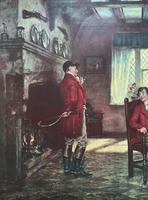 ''The Huntsmen Meet'' Wonderful Large Vintage 18th Century Style Print on Board Picture (4 of 12) ''The Huntsmen Meet'' Wonderful Large Vintage 18th Century Style Print on Board Picture (4 of 12)