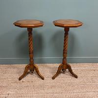 Unusual Pair of Victorian Oak Antique Tables (8 of 8) Unusual Pair of Victorian Oak Antique Tables (8 of 8)