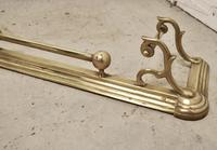 Large Victorian Art Nouveau Brass Fender (5 of 5) Large Victorian Art Nouveau Brass Fender (5 of 5)