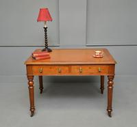 Victorian Oak Writing Table Desk (16 of 16) Victorian Oak Writing Table Desk (16 of 16)