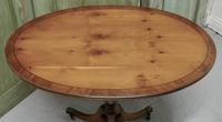 Oval Yew Wood Wine Table, Low Occasional Table (5 of 5) Oval Yew Wood Wine Table, Low Occasional Table (5 of 5)