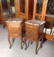 Pair of Carved Oak Bedside Cabinets (2 of 6) Pair of Carved Oak Bedside Cabinets (2 of 6)