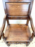 Pair of Antique Oak Throne Chairs (9 of 13) Pair of Antique Oak Throne Chairs (9 of 13)