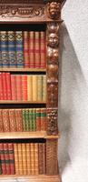 Outstanding Carved Oak Open Library Bookcase (4 of 16) Outstanding Carved Oak Open Library Bookcase (4 of 16)