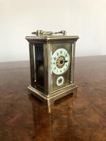 Quality Antique Victorian French Brass Carriage Clock (4 of 7) Quality Antique Victorian French Brass Carriage Clock (4 of 7)