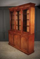 Large Victorian Mahogany Triple Bookcase (4 of 4) Large Victorian Mahogany Triple Bookcase (4 of 4)
