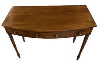 Fine Regency Mahogany Bow Fronted Side Table (5 of 7) Fine Regency Mahogany Bow Fronted Side Table (5 of 7)