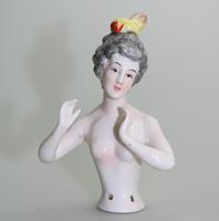 Good Antique Porcelain Girl Half Doll c.1920 (2 of 7) Good Antique Porcelain Girl Half Doll c.1920 (2 of 7)