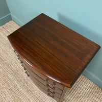 Small Edwardian Mahogany Antique Bow Fronted Chest of Drawers (4 of 8) Small Edwardian Mahogany Antique Bow Fronted Chest of Drawers (4 of 8)