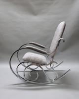 French Mid-Century Chrome Rocking Chair by Maison Jansen (2 of 7) French Mid-Century Chrome Rocking Chair by Maison Jansen (2 of 7)