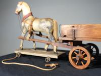 Attractive Late 19th Century German Horse & Cart (2 of 8) Attractive Late 19th Century German Horse & Cart (2 of 8)
