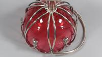 Edwardian cranberry glass silver plated sugar bowl/ bob bon dish swags (4 of 13) Edwardian cranberry glass silver plated sugar bowl/ bob bon dish swags (4 of 13)