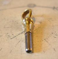 Antique Pocket Watch Chain Fob 1890s Victorian Brass & Steel Dog Clip Key Size 6 (7 of 8) Antique Pocket Watch Chain Fob 1890s Victorian Brass & Steel Dog Clip Key Size 6 (7 of 8)