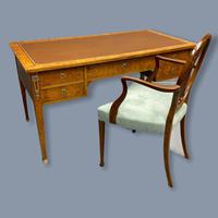 French Burr Walnut Bureau Plat Desk (2 of 9) French Burr Walnut Bureau Plat Desk (2 of 9)