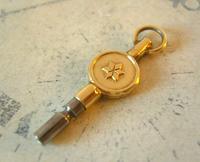 Antique Pocket Watch Chain Fob 1890s Brass & Steel Swivel Key Size 7 (3 of 8) Antique Pocket Watch Chain Fob 1890s Brass & Steel Swivel Key Size 7 (3 of 8)
